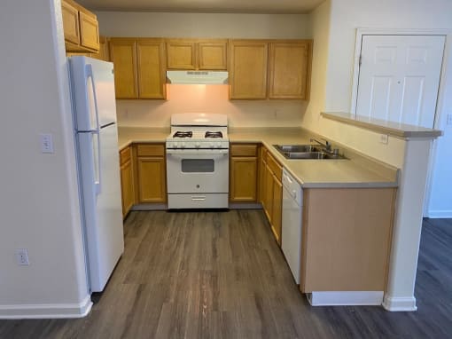 Gabilan Family Apartments two bedroom unit kitchen