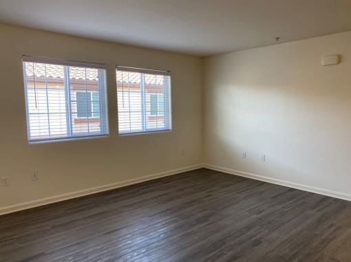 Gabilan Family Apartments two bedroom unit living area
