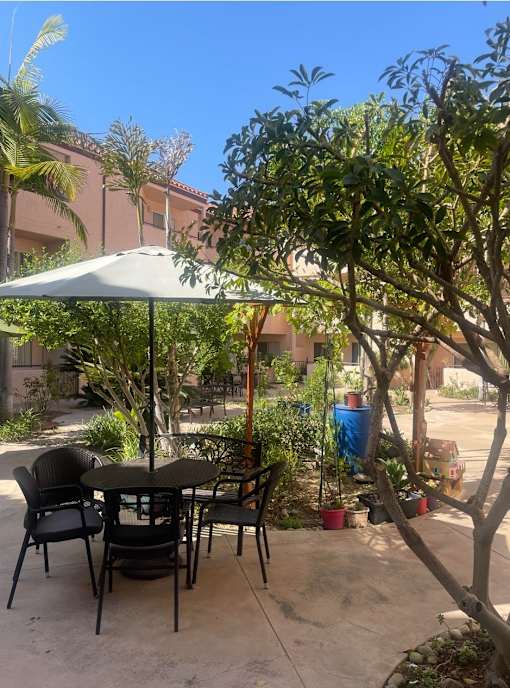 Hacienda Senior Villas courtyard