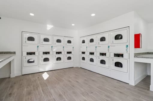 Haven at The Hills onsite laundry room