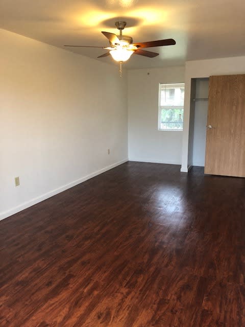 The Waterfront Apartments at Kahului bedroom with closet