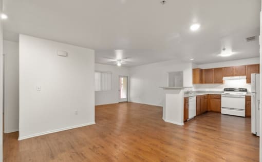 La Entrada four bedroom unit living area