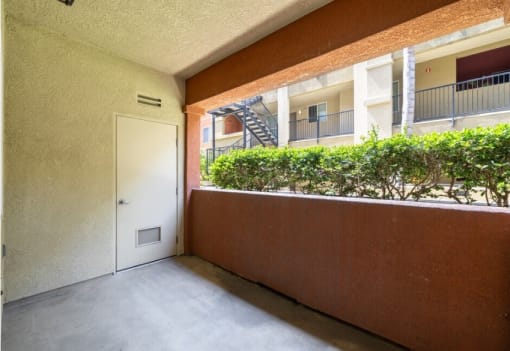 La Entrada four bedroom unit patio