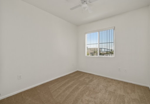 La Entrada three bedroom unit bedroom with window