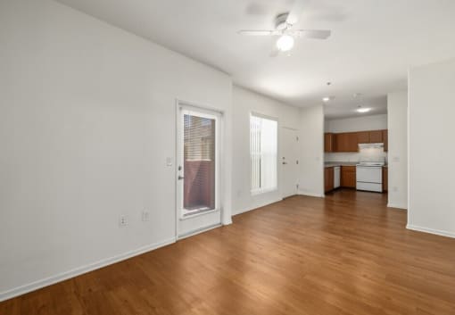 La Entrada three bedroom unit living area