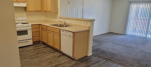 Larkspur Village three bedroom kitchen appliances
