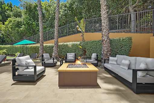 Legado Encino Firepit and Lounge Chairs