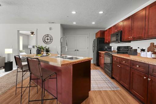 Logan Gateway staged kitchen