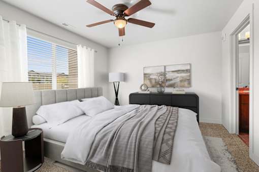Logan Gateway staged bedroom