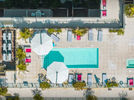 Maia Avira at Glendale Aerial View of Pool