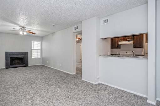 Oak Tree Village Living Room (3 Bedroom)