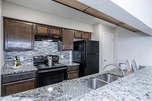 Oak Tree Village Kitchen 1 Bedroom