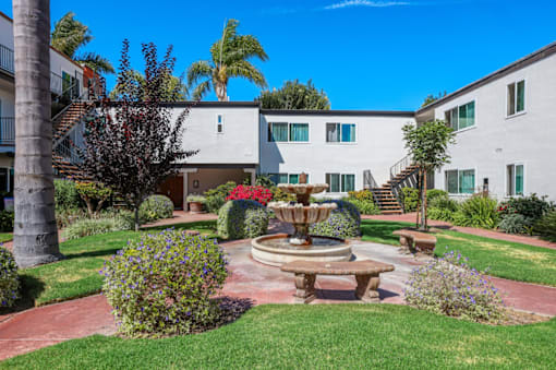 OceanView Townhomes fountain