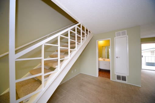 Ocean View Townhomes staircase to second floor