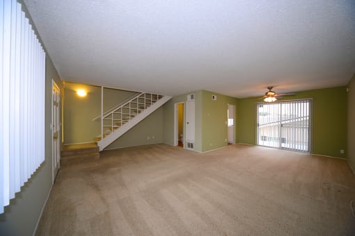 Ocean View Townhomes downstairs living area unfurnished