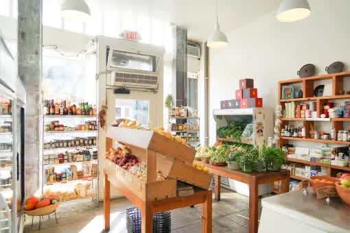 A store with a variety of products on display.