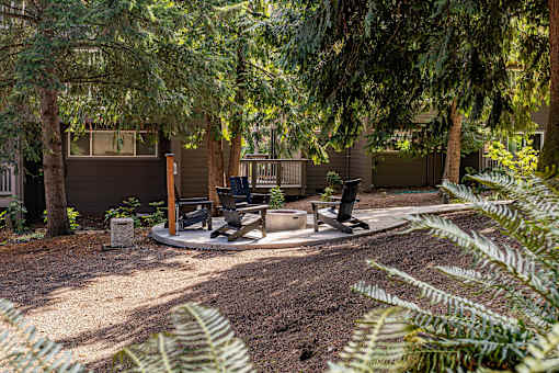 Larkspur West Linn Outdoor Fire Pit  and Seating