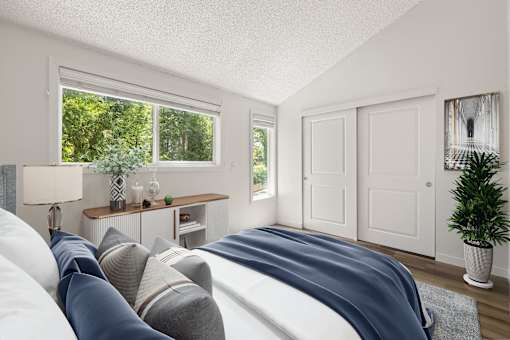 Larkspur West Linn Staged Bedroom