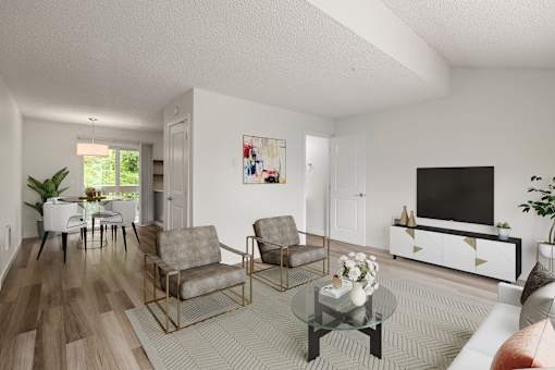 Larkspur West Linn Staged Living Area