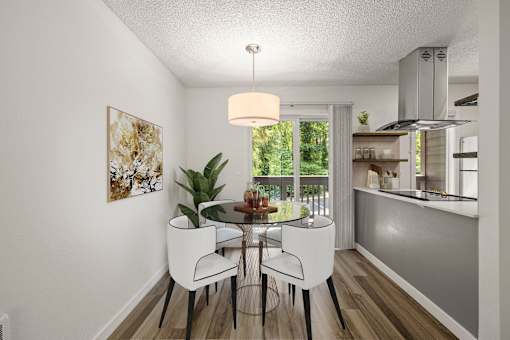 Larkspur West Linn Staged Dining Area