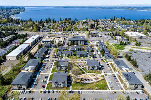 Redondo Heights Aerial View Neighborhood