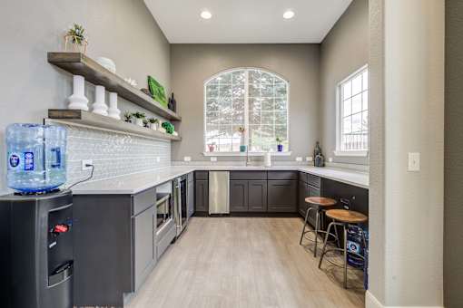 Reserve at South Creek Apartments Clubhouse kitchen