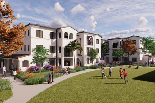 a rendering of the proposed apartment complex for agriculture workers