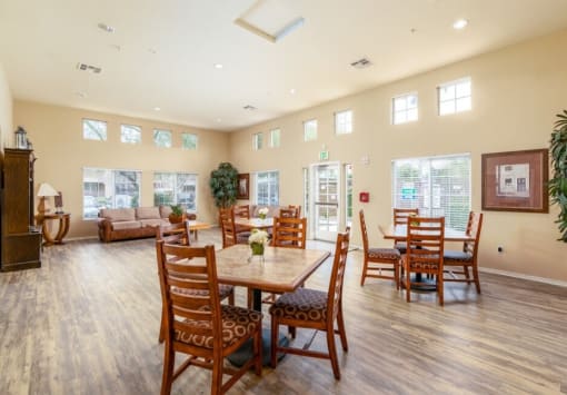 Twin Palm clubhouse tables