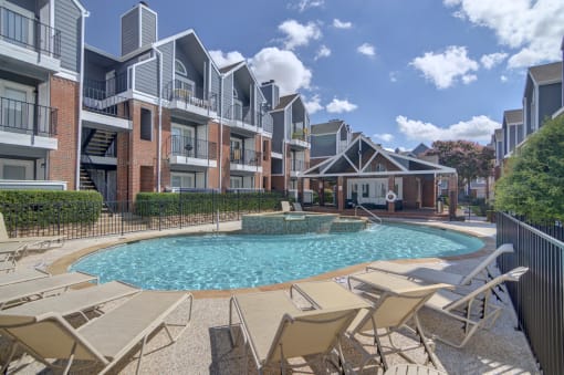Trellis at Lake Highlands pool area