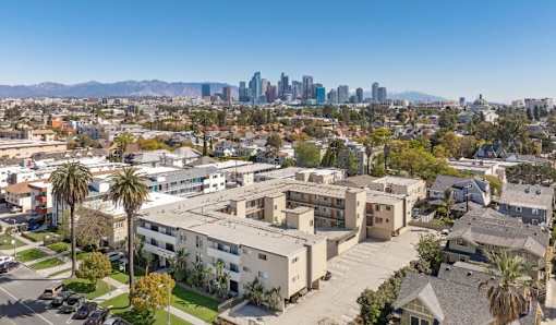 University Manor aerial view