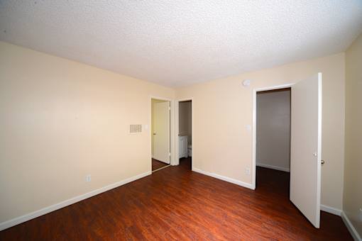 University Gardens unfurnished bedroom with closet