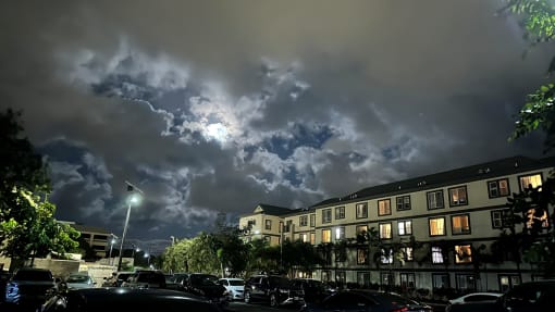 The Waterfront Apartments Night View