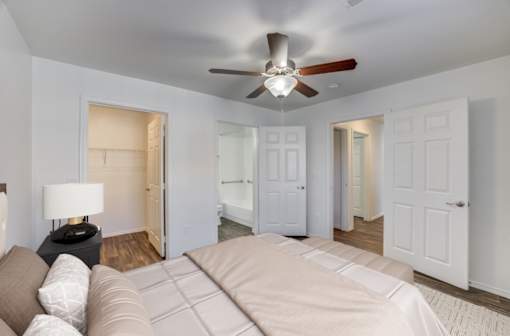 Whispering Palms staged bedroom