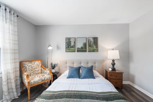 Two bedroom with walk in closets