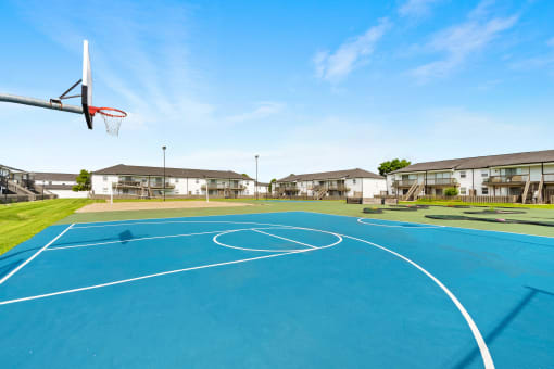 apartments with basketball court