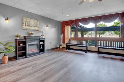 Apartment Social Room | Sunbury Apartments | River Front Apartments
