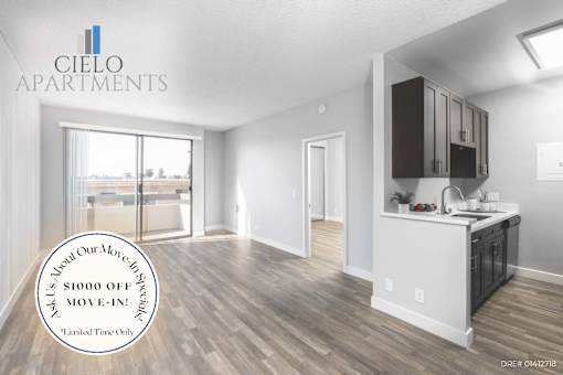 A Cielo Apartments apartment is on the market for $1000 off move-in.