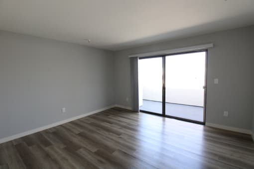 Bedroom with balcony