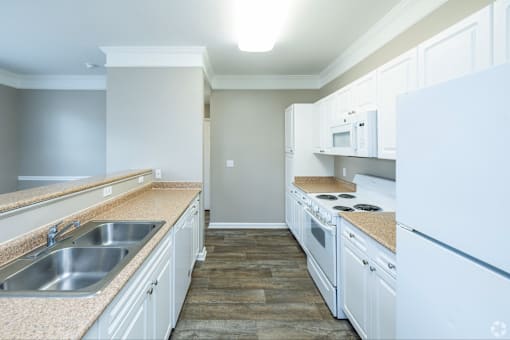 Kitchen with Cabinetry at The Marlowe, Indiana, 46804