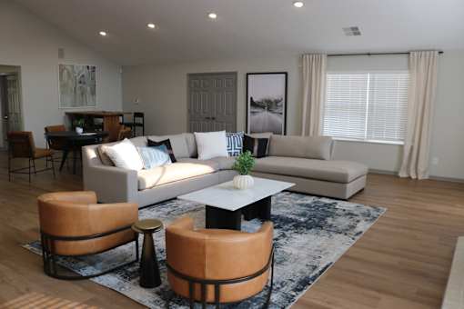 Living Room at The Westcott, Evansville