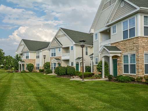 Row of houses with Green Lawn at The Marlowe, Fort Wayne, IN