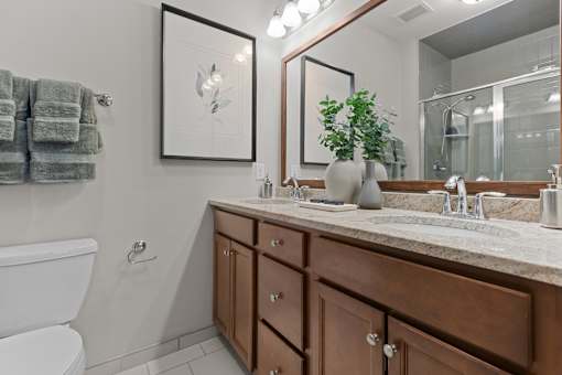 Luxurious Bathroom at Merion at Cross Keys Apartments, Williamstown
