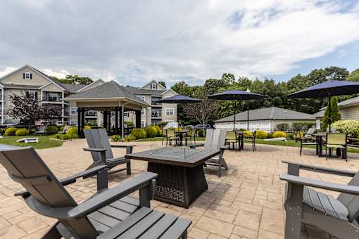 Outdoor Firepit Patio at Merion Milford Apartment Homes, Milford, 06460