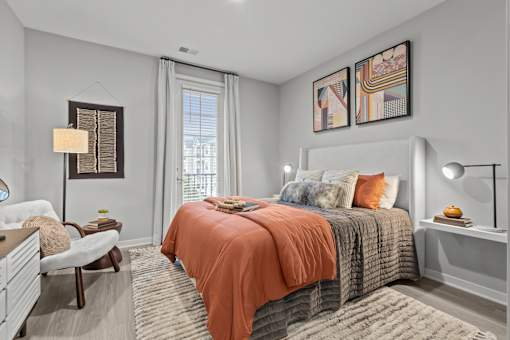 Primary Bedroom at Merion Marlton Apartment Homes, New Jersey