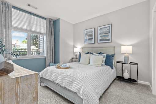 Large Bedroom at Merion Riverwalk Apartment Homes, Shelton, Connecticut