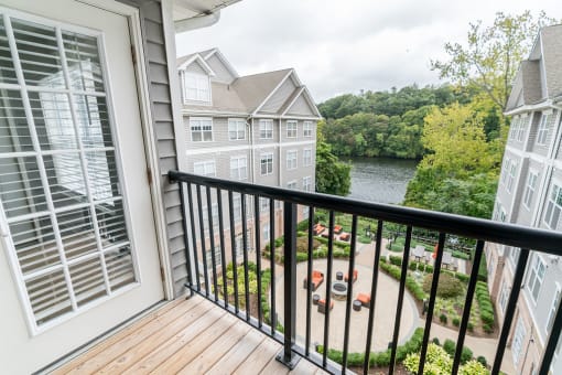 Private Balcony at Merion Riverwalk Apartment Homes, Connecticut, 06484