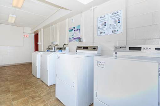 Laundry Room at North Pointe Apartments, Clifton Park