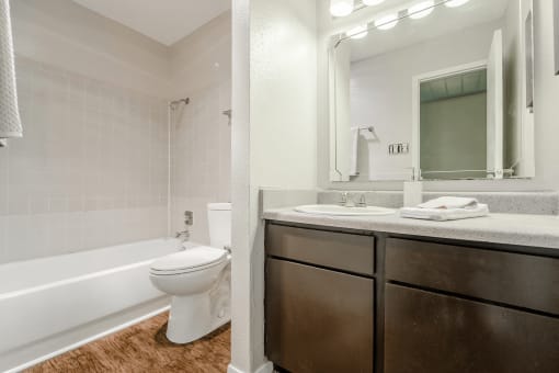 pristine bathrooms  at Walnut Hill, San Antonio, TX, 78229