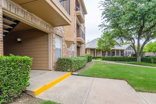 Private balconies/patios  at Edgewater, Texas