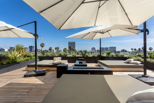Rooftop Lounge at Mariposa on 3rd, California